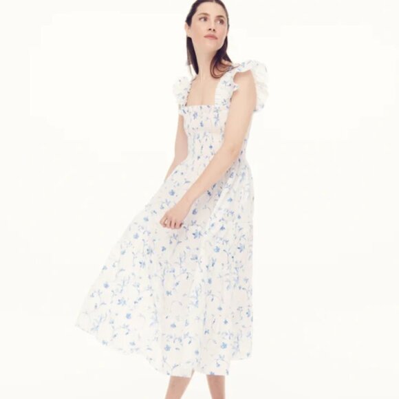 Hill House Dresses & Skirts - NWT - The Ellie Nap Dress in XS - Blue Botanical